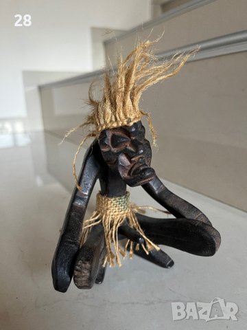 Статуетка Бали дървена , снимка 1 - Статуетки - 43621968