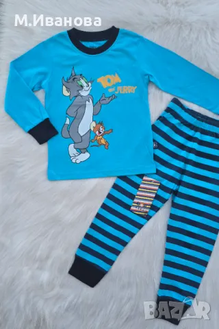 Детска пижама Том и Джери - размер 2 години , снимка 8 - Бебешки пижами - 50368599