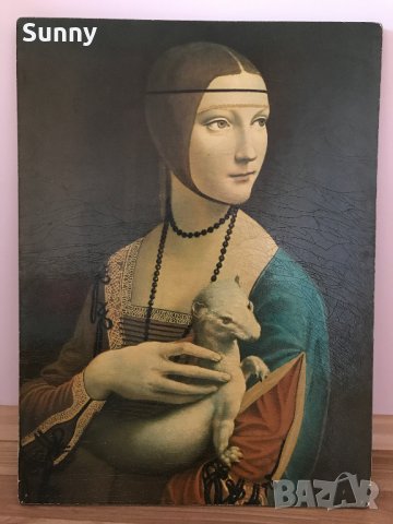 Дамата с хермелина Репродукция на картина Портрет 