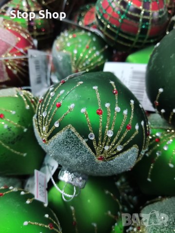 Стъклени коледни топки , снимка 4 - Декорация за дома - 42992392