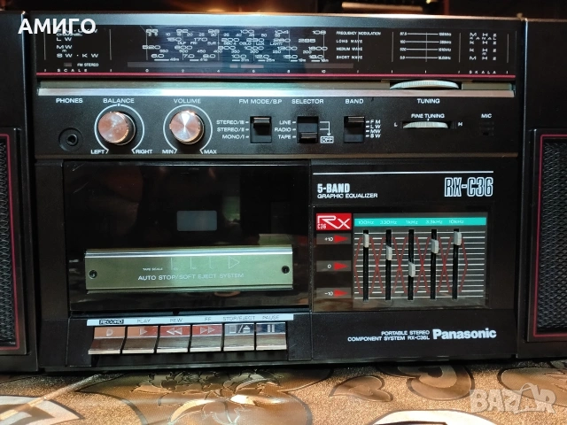 Продавам радио касетофон Panasonic RX–C 36, снимка 2 - Радиокасетофони, транзистори - 53485853