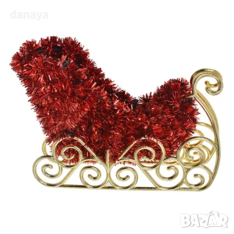 5387 Декоративна коледна шейна украшение, 14x11cm