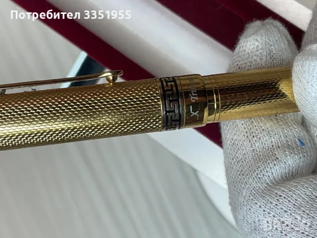 Луксозна златна писалка 18к, снимка 4 - Колекции - 48957229
