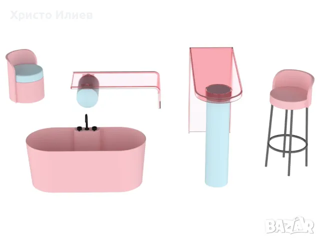 Дървена къща за кукли на 2 етажа, снимка 7 - Кукли - 49527635