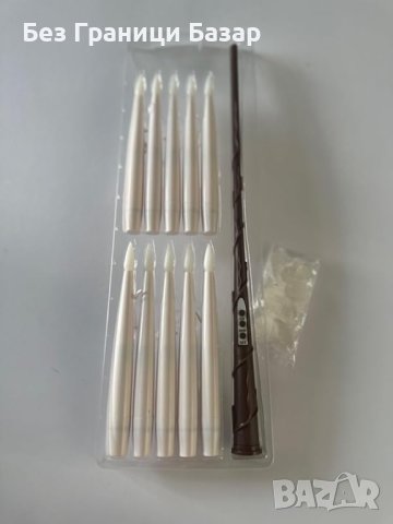 Нов комплект от 10 Броя Електрически Свещи Реалистични Декорация, снимка 8 - Други - 43163487