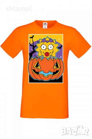 Мъжка тениска The Simpsons Maggie Simpson 03,Halloween,Хелоуин,Празник,Забавление,Изненада,Обичаи,, снимка 9 - Тениски - 38137468