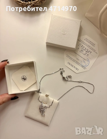Колие Swarovski, снимка 4 - Колиета, медальони, синджири - 53170538
