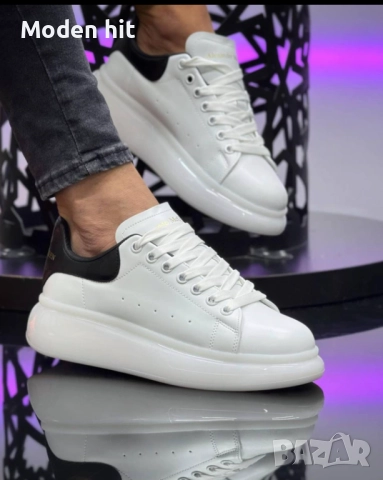 Alexander McQueen унисекс сникърси висок клас реплика, снимка 14 - Кецове - 51665376