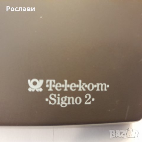 110. Стационарен телефон - T-e-l-e-k-o-m  Signo 2 бутонен, снимка 2 - Стационарни телефони и факсове - 43132466