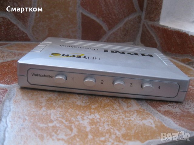 HDMI разклонител за 4 у-ва, снимка 3 - Кабели и адаптери - 32491130
