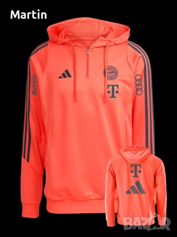 Оригинален суитчър Adidas x Bayern Munich, снимка 5 - Суичъри - 52284836