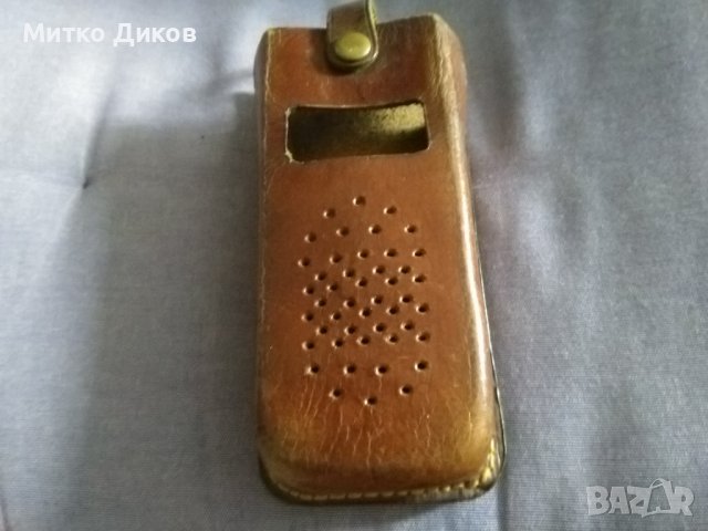 Калъф естествена кожа за радиостанция за носене на колан-два броя, снимка 5 - Чанти - 24138429