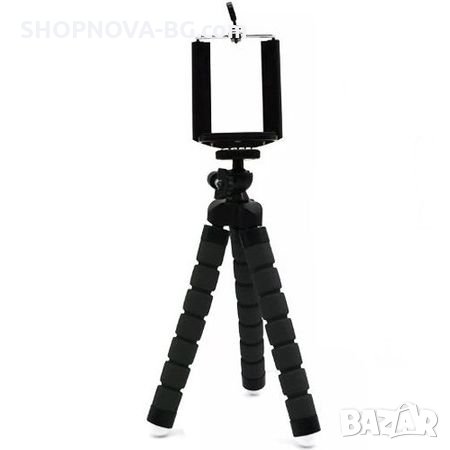 Мини статив трипод за смартфон и фотоапарат, с Bluetooth дистанционно, гъвкави крака, снимка 8 - Чанти, стативи, аксесоари - 28102038