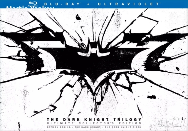 Колекционерско блу рей издание на тъмния рицар трилогия Кристофър Нолан blu ray комплект с колички , снимка 2 - Blu-Ray филми - 52387270