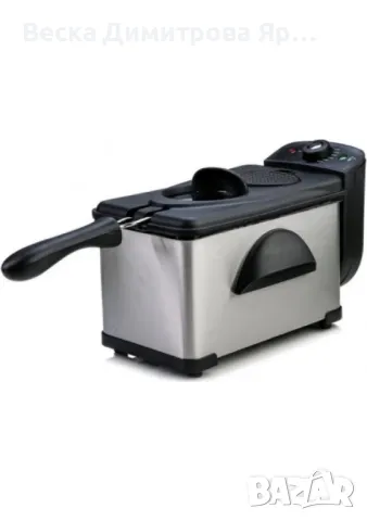 Фритюрник Rosberg, 2000W, 2L, демонтиращ се съд, капак и филтър,инокс, 2 ГОДИНИ ГАРАНЦИЯ, снимка 8 - Фритюрници - 49328277