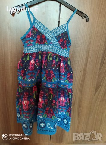 104 Разкошна лятна памучна рокля на H&M, снимка 1 - Детски рокли и поли - 29073947