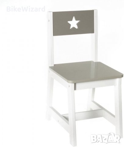 Star Pattern детски дървен стол НОВ