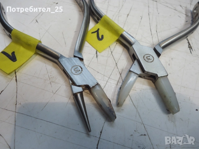 Бижутерски - зъботехнически клещи, снимка 2 - Клещи - 51638570