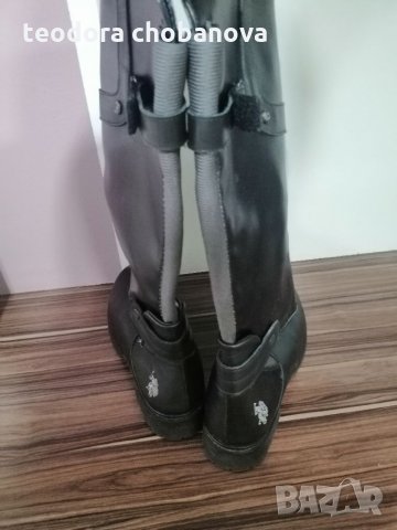 Дамски ботуши естествена кожа U.S.Polo, снимка 4 - Дамски ботуши - 35039618