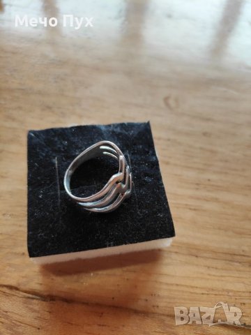 Сребърен пръстен (45), снимка 2 - Пръстени - 38289802
