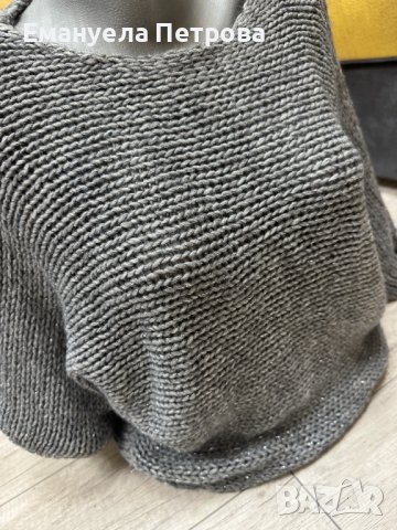 Дамски пуловер / топъл / сив , снимка 2 - Блузи с дълъг ръкав и пуловери - 38978931