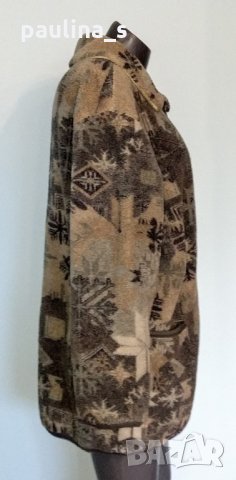Сладурско палто в сиво / голям размер , снимка 4 - Палта, манта - 26786420