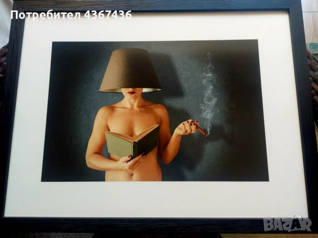 Авторска фотография в рамка със стъкло