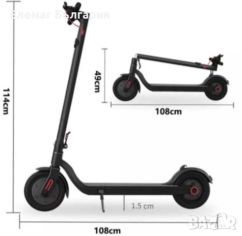 НОВО !!!Безплатна доставка!!!Електрическа тротинетка скутер MI365, снимка 4 - Скутери и тротинетки - 42952147