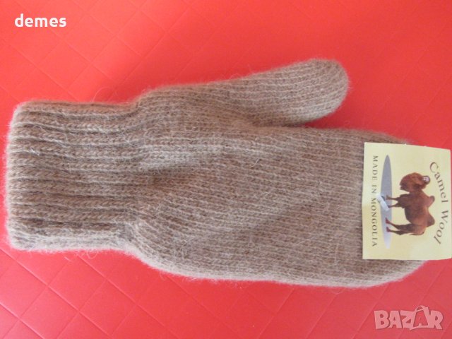 Машинно плетени детски ръкавици от вълна от як с един пръст,, снимка 4 - Шапки, шалове и ръкавици - 38058415