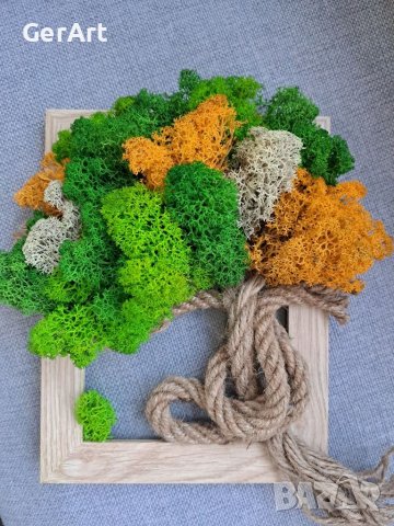 Арт пано "Дървото на живота" от скандинавски мъх, снимка 16 - Декорация за дома - 37545004