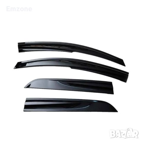 Ветробрани Черни Външни Опел Астра Opel Astra G 1998 до 2003 предни задни 4 броя, снимка 2 - Аксесоари и консумативи - 40338398