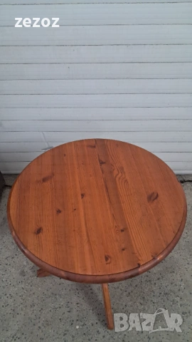 Маса малка масив бор №18, снимка 4 - Маси - 53323264