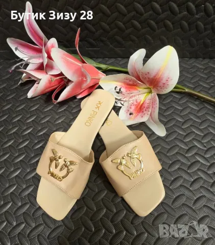 Дамски чехли Hermes и Pinko, снимка 11 - Чехли - 50146522