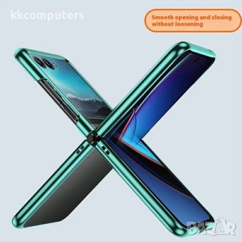 Motorola Razr 60 Electroplating Ultra Thin Transparent PC Калъф и Протектор, снимка 3 - Резервни части за телефони - 50443467