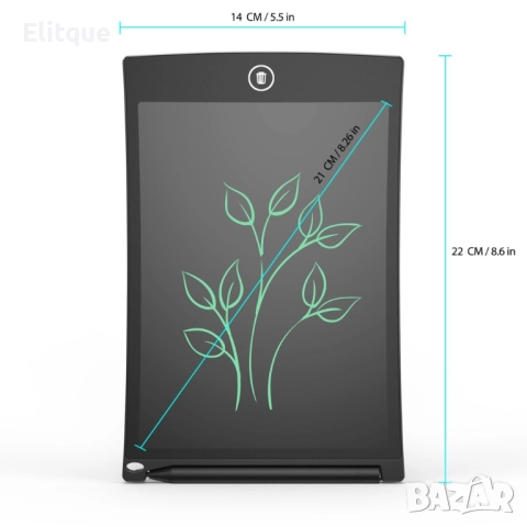 LCD Таблет за рисуване и писане angmno 8.5, снимка 7 - Други - 52894896