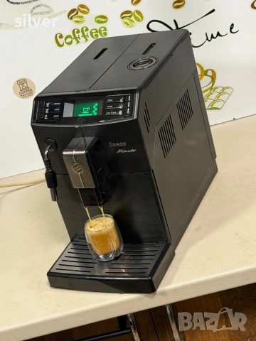 Кафемашина кафе автомат Saeco minuto с гаранция, снимка 2 - Кафемашини - 53080779
