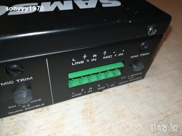 SAMSON S ZONE 4 CHANNEL/4 ZONE MIXER-SWISS LK1EWC1312232008, снимка 18 - Ресийвъри, усилватели, смесителни пултове - 43400288