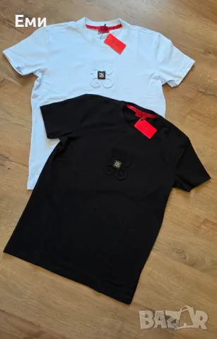 Мъжки луксозни тениски HUGO BOSS Dsquared2 Burberry Moschino Nike , снимка 4 - Тениски - 50158565