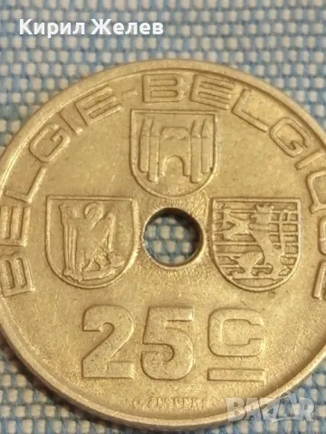  Монета 25 сантима 1938г. Кралство Белгия рядка за КОЛЕКЦИЯ 41189, снимка 2 - Нумизматика и бонистика - 48753489