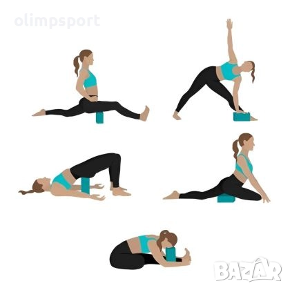 Йога блок MAX нов, 23х15х8 см. , снимка 5 - Йога - 52148049