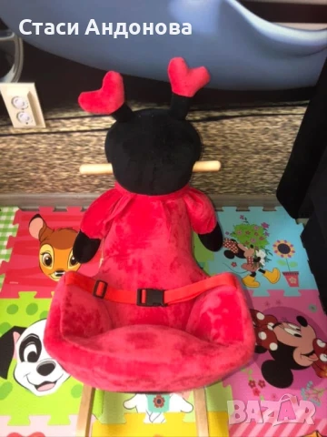 Дървена люлка за яздене-Moni, снимка 2 - Детски люлки - 50828959