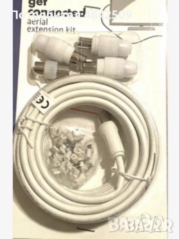 5m Коаксиален Кабел Комплект с букси за удължаване на антена, снимка 2 - Стойки, 3D очила, аксесоари - 52428885