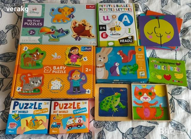 пъзели за дете около 2 години