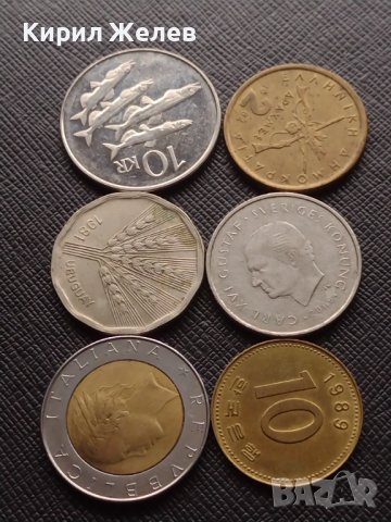 Лот монети от цял свят 6 броя ФИНЛАНДИЯ, УРУГВАЙ, КИТАЙ ЗА КОЛЕКЦИЯ ДЕКОРАЦИЯ 30591