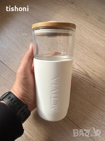 Стъклена термо чаша Activia