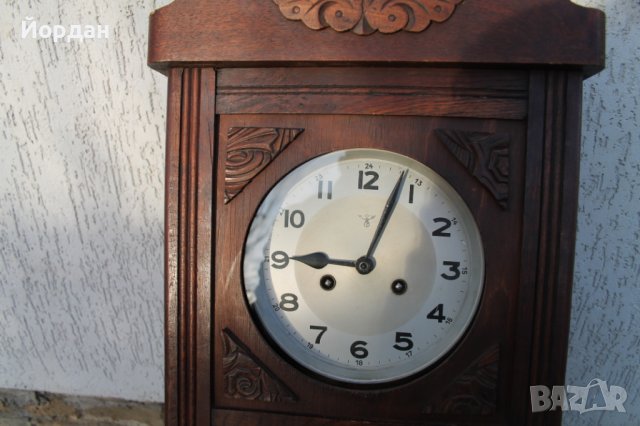 Стенен немски часовник , снимка 3 - Стенни часовници - 43884827