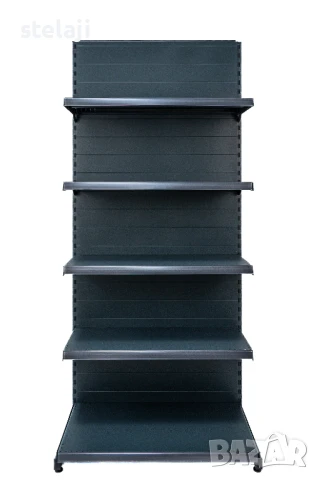 Стелажи за магазин в тъмно сив мат/НОВИ/ЕКО ЛАЙН, снимка 2 - Стелажи и щандове - 50850940