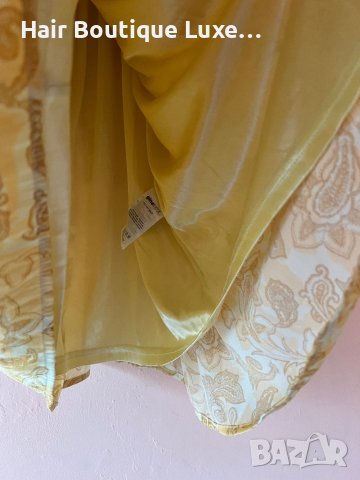 Gina Tricot Дълга жълта пола S размер с ластик в кръста 💛, снимка 3 - Поли - 44016302