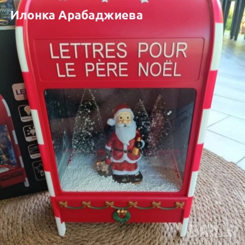LED пощенска кутия за писма до Дядо Коледа, снимка 3 - Декорация за дома - 52297975
