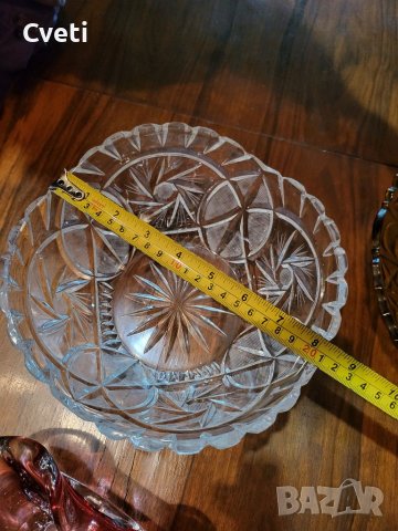 Фруктиери от стъкло ,кристал, снимка 8 - Други - 38037271